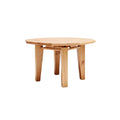 Ronde Houten Tafel met Stevige Poten